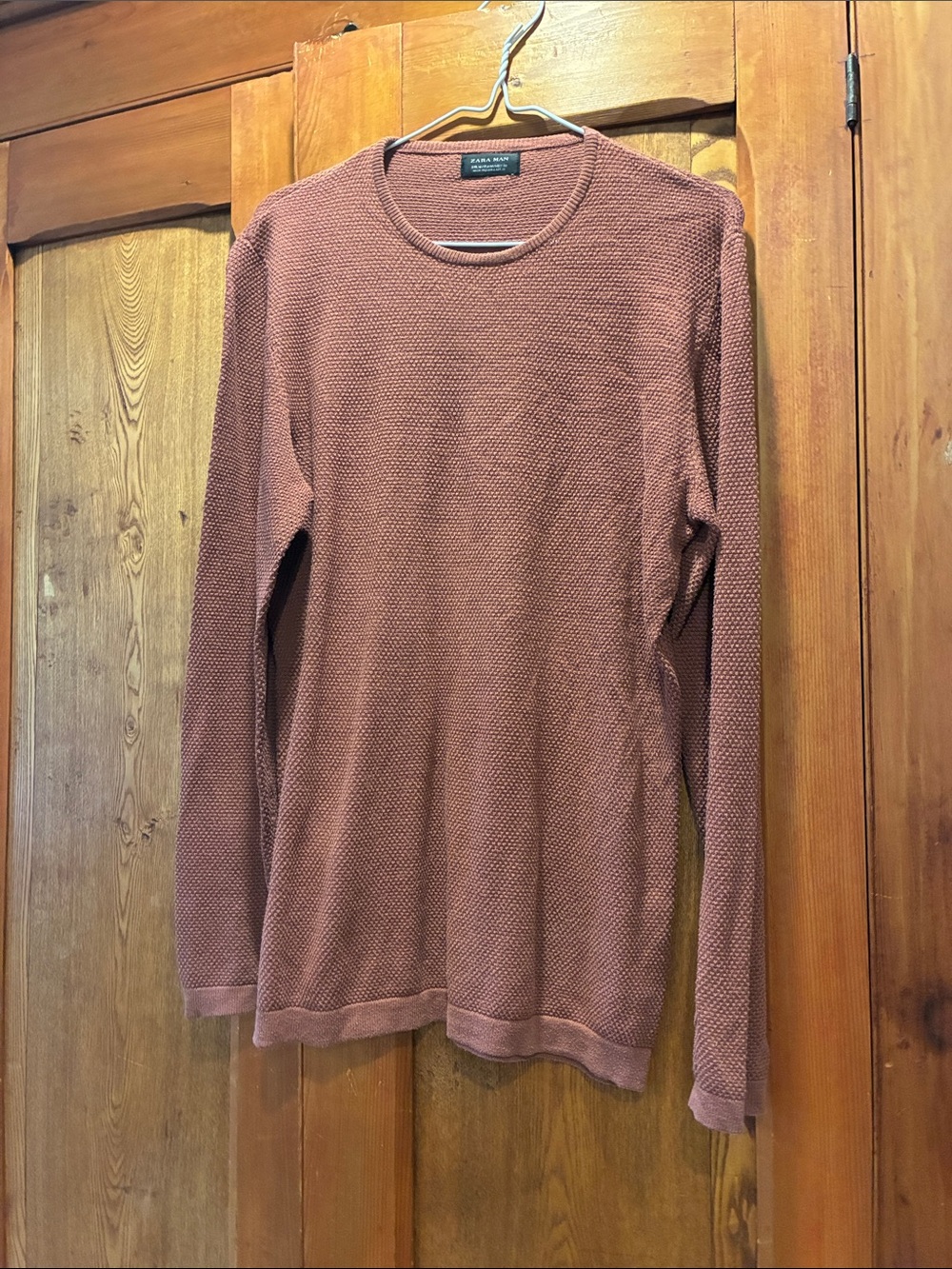 Textured Long Sleeve Sweater